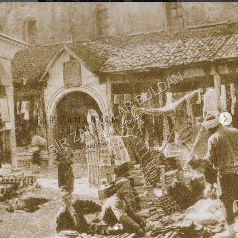 Buldan dokuma pazarı. 1930'lu yıllar.
