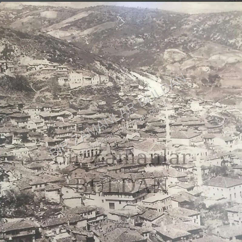 İlçenin Genel görünümü. 1940'lı yıllar..