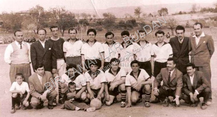 Buldanspor kadrosu. 1970'li yıllar