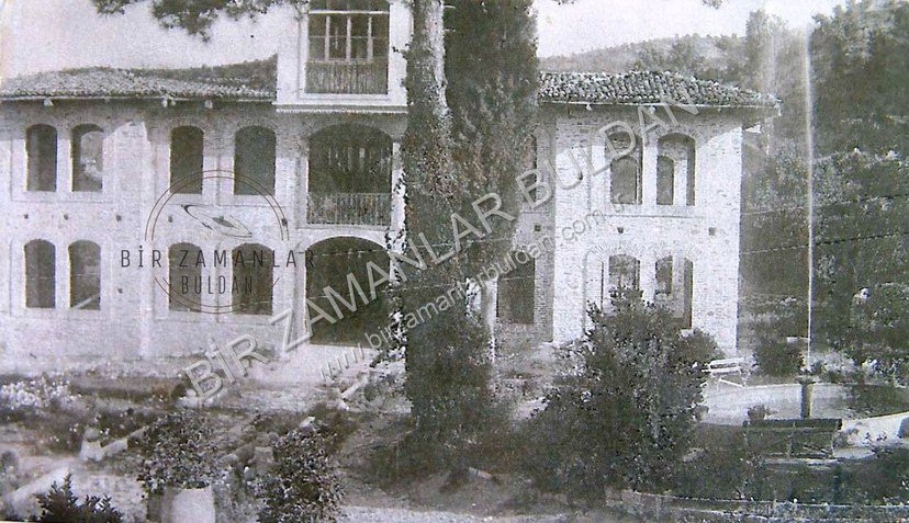 Eski Aşağı hastane binası genel görünüm. 1940'lı yıllar.