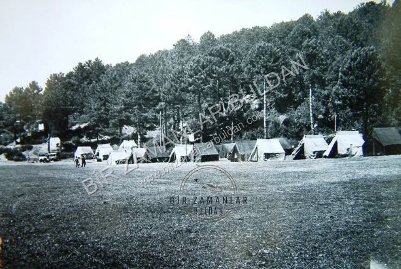 Yayla Gölünde kurulan Gençlik Kampı
