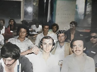 Sait Yalçın 1975 yılı Yıldız Üniversitesi İnşaat Fakültesi sınıf arkadaşları