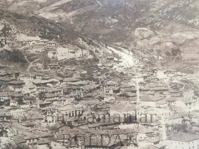 İlçenin Genel görünümü. 1940'lı yıllar..