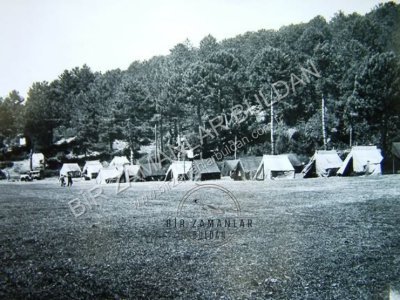 Yayla Gölünde kurulan Gençlik Kampı